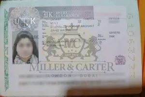 Uk immigration from Dubai